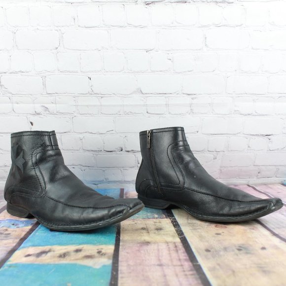 GUESS Square Toe Side Zip Ankle Boots Size 12 - Picture 3 of 9